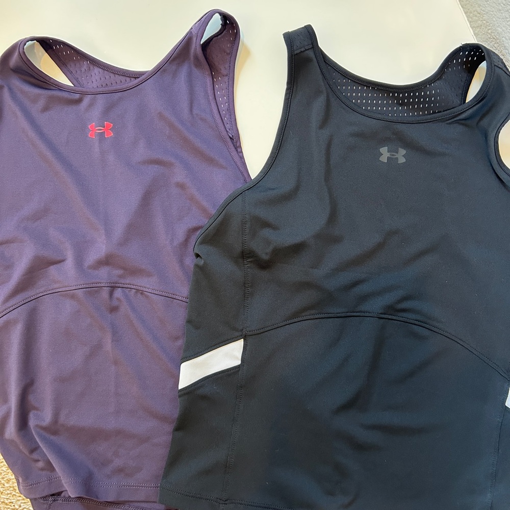 2 NWOT Women’s Under Armor Tanks